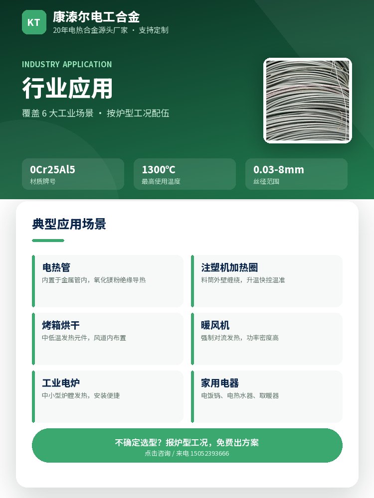 高温电热丝 核心优势