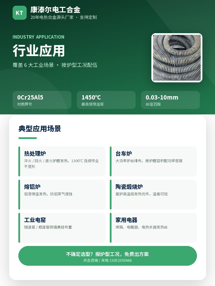 电锅炉电炉丝 核心优势