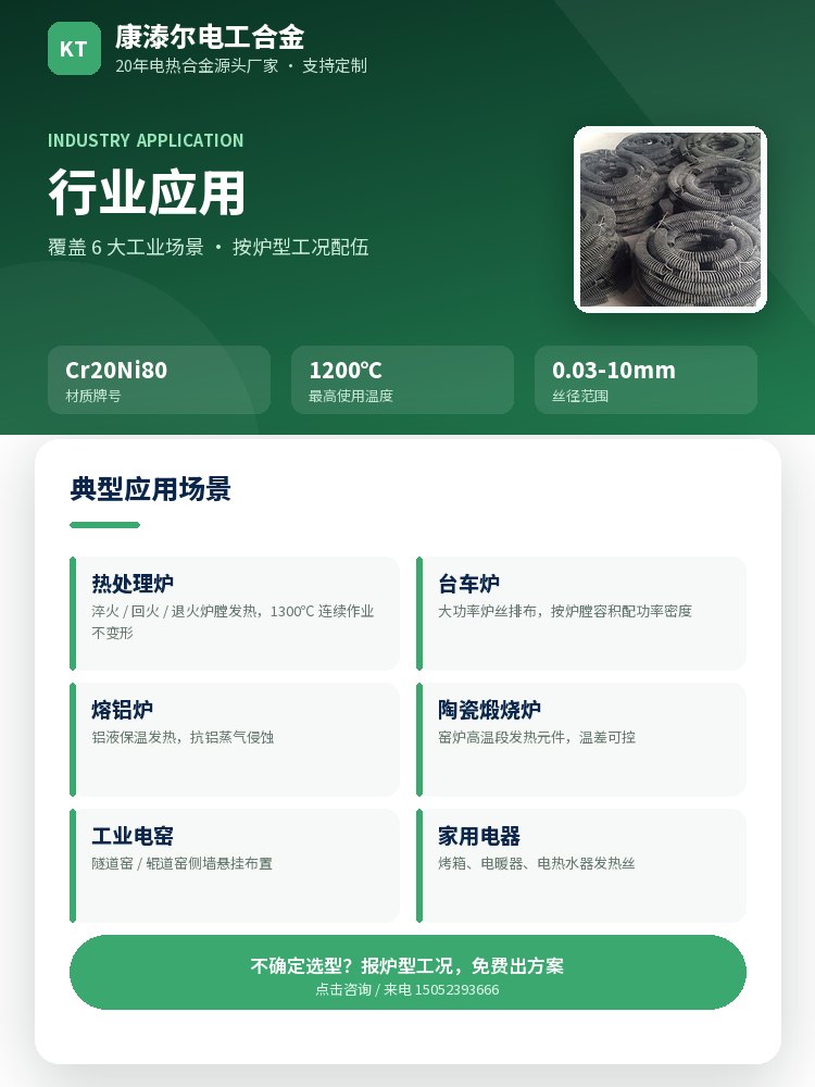 镍铬电炉丝 核心优势